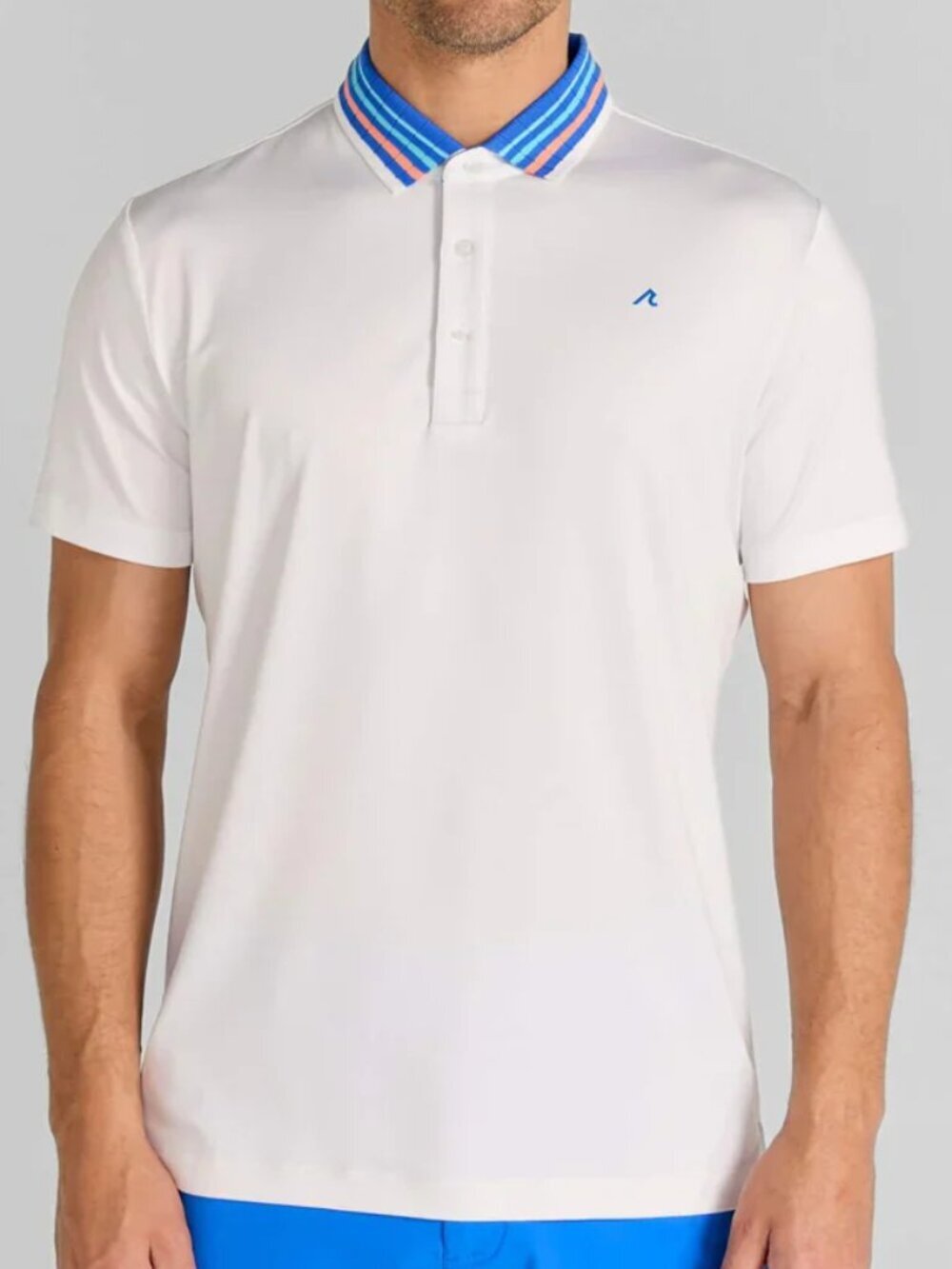 NWT Redvanly Men's Mael Bright White Performance Golf Polo Shirt XXL
